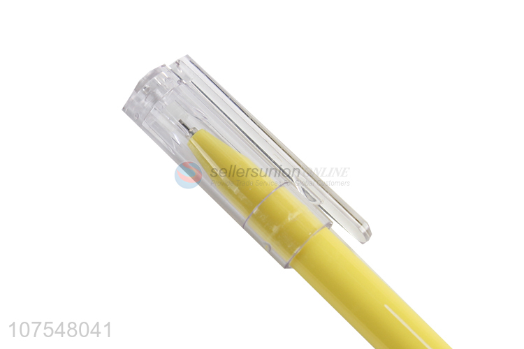 Wholesale creative lemon scented gel ink pen fruit scented gel pens