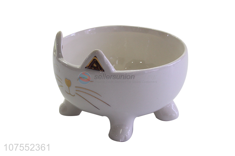 Cheap And Good Quality Cute Cat Design Lovely Ceramic Bowl