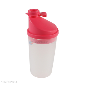 Promotional 500ml food grade plastic water bottle shaker bottle for protein