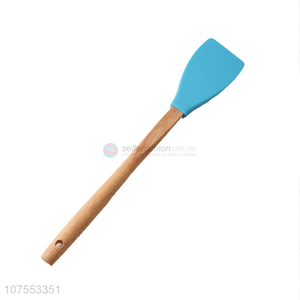 Best Quality Silicone Shovel With Round Wooden Handle