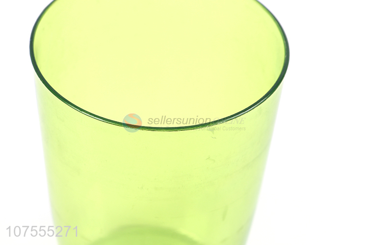 Wholesale Price Fashion Transparent Colorful Plastic Cup Water Cup