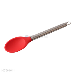 Good Quality Silicone Cooking Spoon Deep Salad Spoon