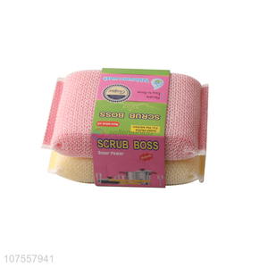 Popular Kitchen Cleaning Thicken Sponge Scouring Pad