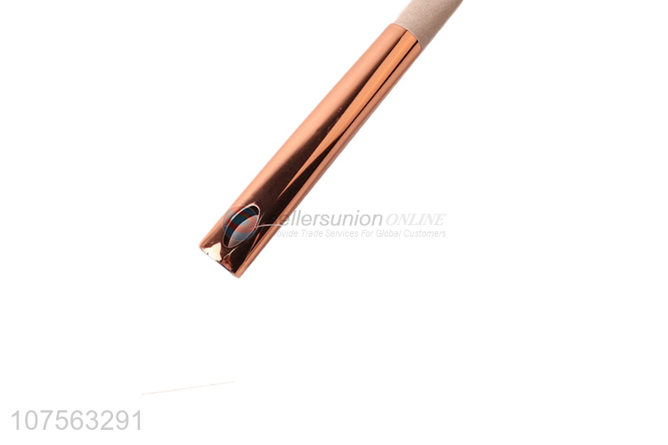 Contracted Design Rose Gold Stainless Steel Handle Straw Solid Spoon