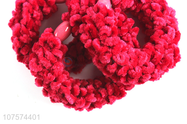 Hot sale women hair accessories elastic hair scrunchies hair bands