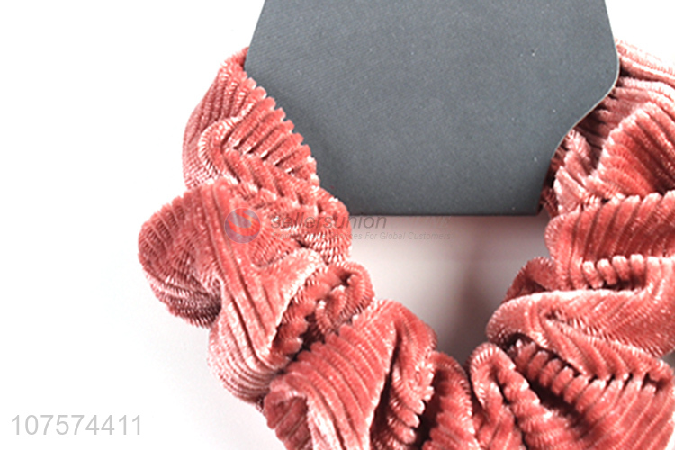 New products velvet hair scrunchies ponytail holder fashion hair accessories