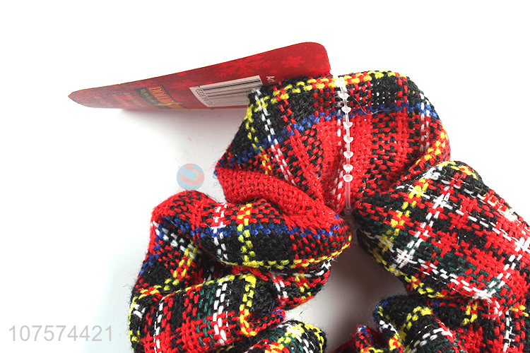 High quality elastic fabric hair scrunchies Korean style hair bands for female