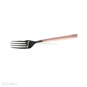 Cheap Price Durable Flatware Colorful Handle Stainless Steel Fork