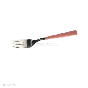 Wholesale Price Stainless Steel Small fork With Colorful Handle
