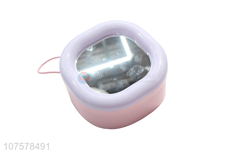 High quality desktop folding cell phone led ring light for makeup live stream selfie