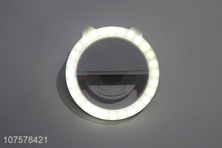 New arrival adjustable 3 types brightness led selfie ring light for cell phone and camera
