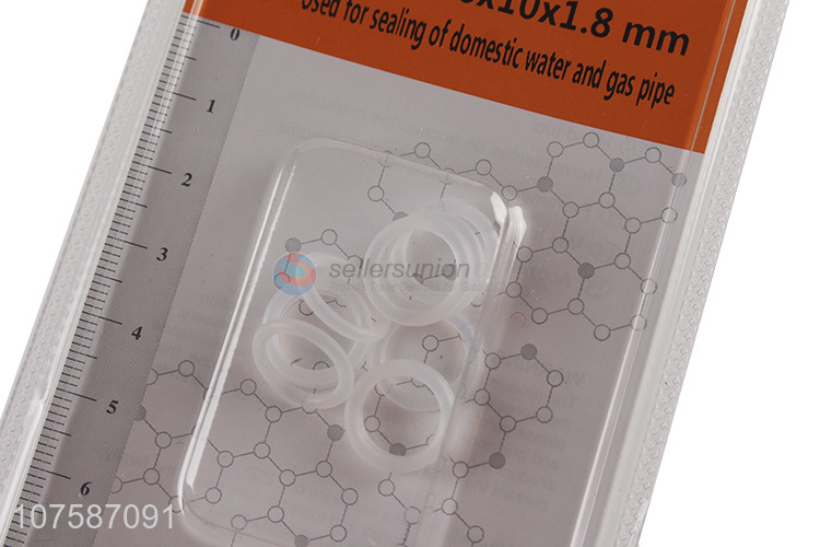 Factory wholesale 13.6*10*1.8mm white silicone seal ring for sealing