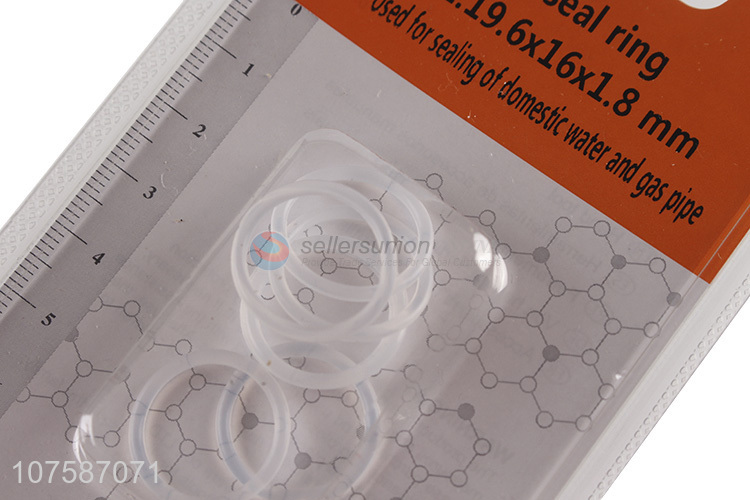 Wholesale price 19.6*16*1.8mm white silicone seal ring for sealing