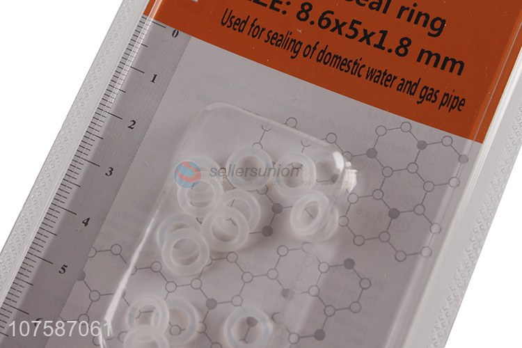 Bottom price 8.6*5*1.8mm white silicone seal ring for sealing