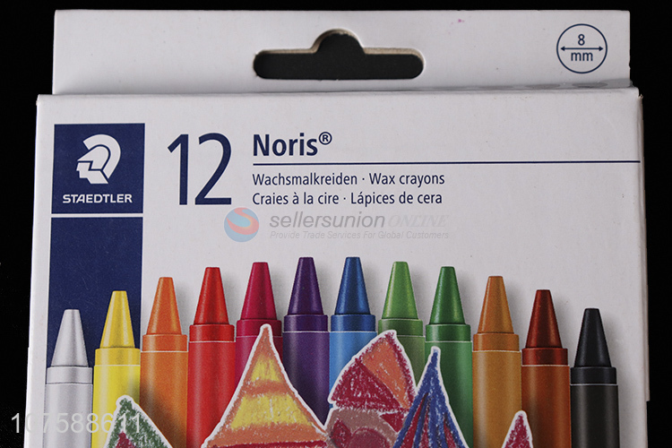 Good Factory Price Non Toxic 12 Colors Wax Crayons