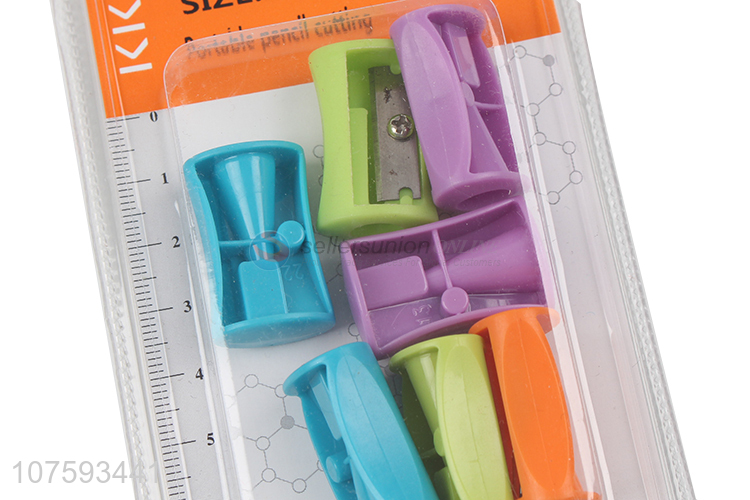 Wholesale school supplies plastic pencil sharpener eyebrow pencil sharpener
