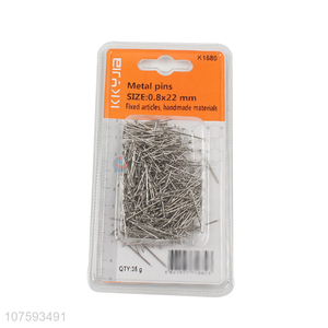 Good quality 22mm nickel plating iron pins metal pins