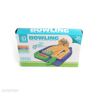 High quality mini desktop bowling toy indoor toy for kids