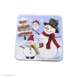 New Style Square Christmas Packing Tin Box Gift Box