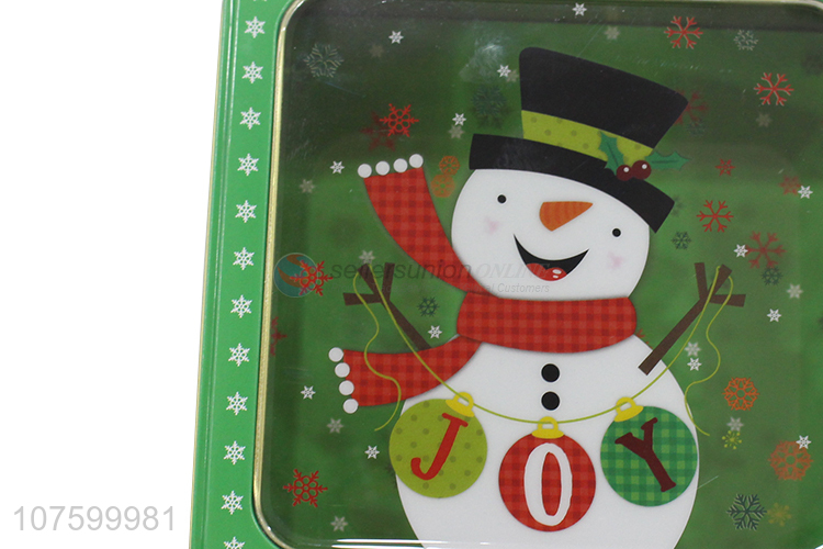 Best Selling Christmas Gift Packing Box Tin Box Storage Box