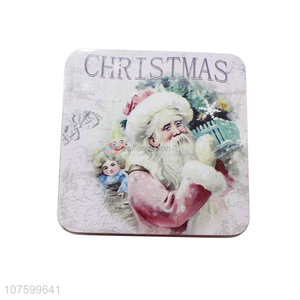 Popular Color Printing Christmas Gift Box Square Tin Box