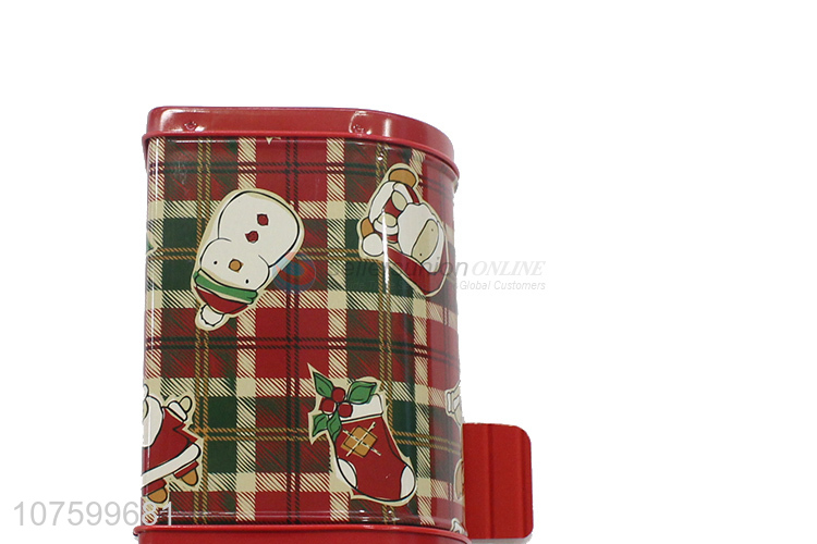 Delicate Design Christmas Tin Box Colorful Gift Box Storage Box