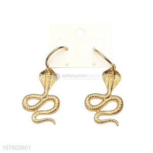 New design personalized cobra snake alloy earrings fashion jewelry