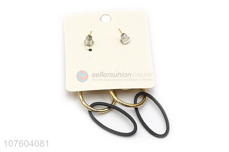 New arrival circle dangle earrings geometric earrings for women