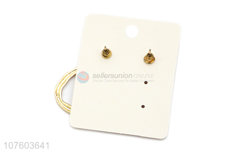 New arrival irregular chunky alloy stud earrings personalized earrings