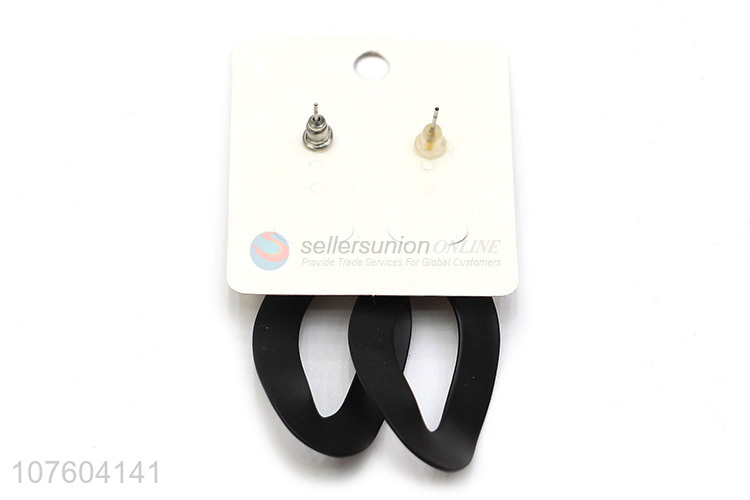 Factory direct sale irregular metal earrings stylish alloy earrings