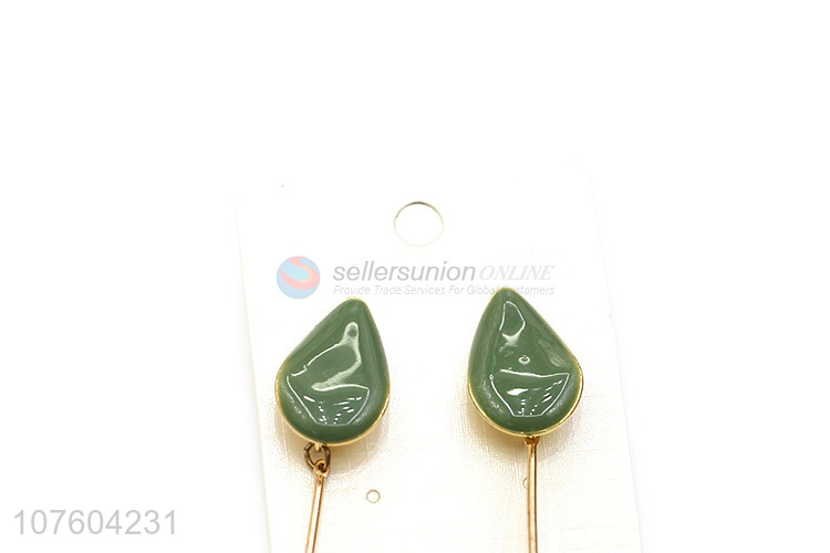 Latest design fairy temperament petals earrings flower drop earrings