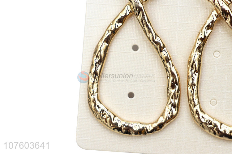 New arrival irregular chunky alloy stud earrings personalized earrings