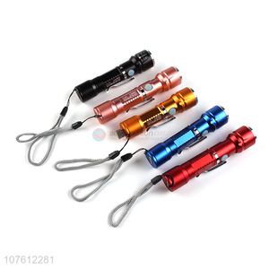 High quality high brightness led flashlight mini aluminum torch flashlight