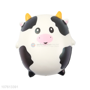 Little Cow Black and White Lovely Rebound Toy