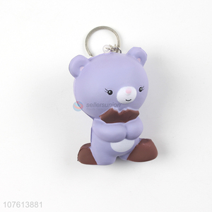 Low Price Purple Bear shape decompression toy slow rebound toy