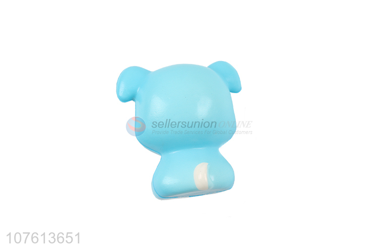 Blue Carton Little Bear Shape decompression toy slow rebound toy
