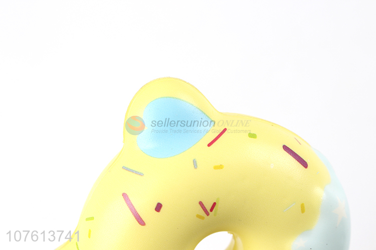 New products Cuet ears donut shape toy slow rebound toy