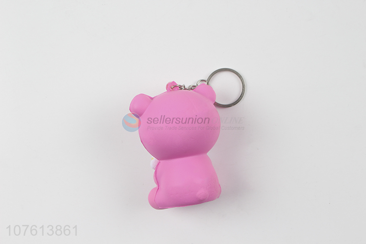 China maker Pink Bear shape decompression toy slow rebound toy