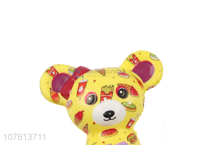 Hot selling colorful Bear cartoon rebound toy