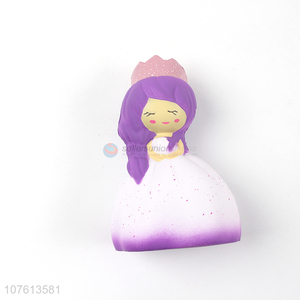 Purple-haired girl's chronic rebound toy