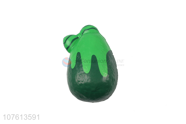 Novel design avocado shape vent toy rebound toy