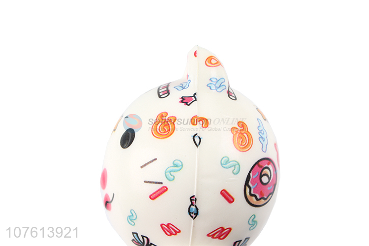 Novel design of lucky cat shape decompression small toy rebound toy
