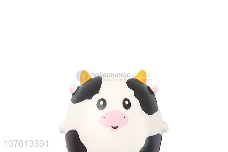 Little Cow Black and White Lovely Rebound Toy