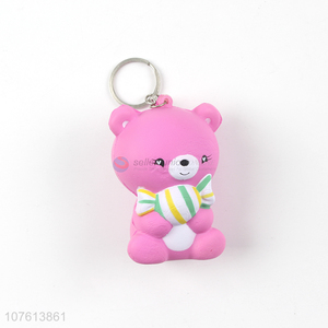 China maker Pink Bear shape decompression toy slow rebound toy