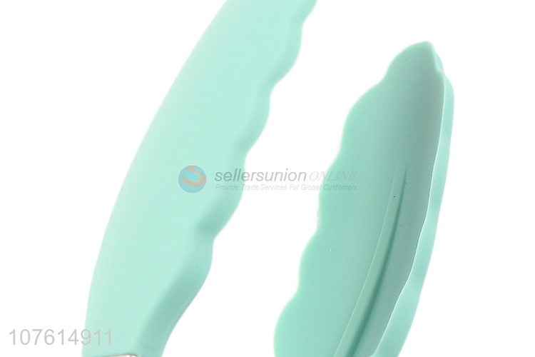 Good quality bpa free silicone food tong salad tong bread tong