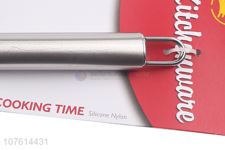 Good quality stainless steel handle silicone skimmer kitchen supplies