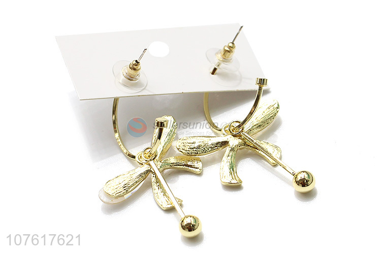 Popular Beautiful Bowknot Hook Earring Fashion Eardrop