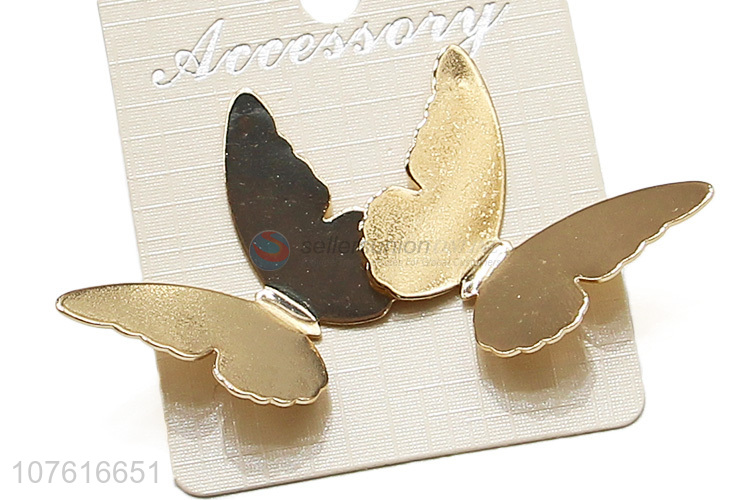 Fashion Butterfly Shape Stud Earring Cute Girls Ear Ring