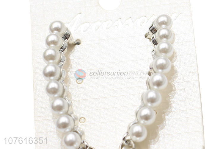 Best Quality Ladies Pearl Pendant Earrings Fashion Women Eardrop