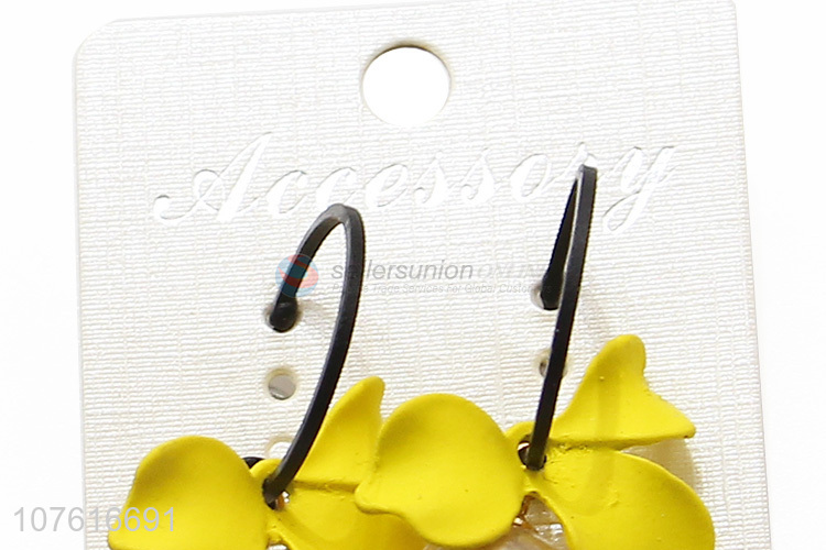 Popular Ladies Alloy Ear Ring Elegant Fish Hook Earring